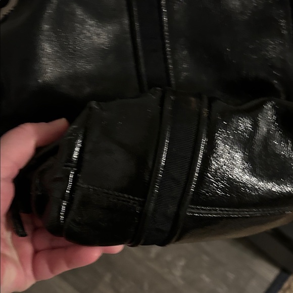 Coach Black Leather Shoulder Bag - Picture 6 of 16